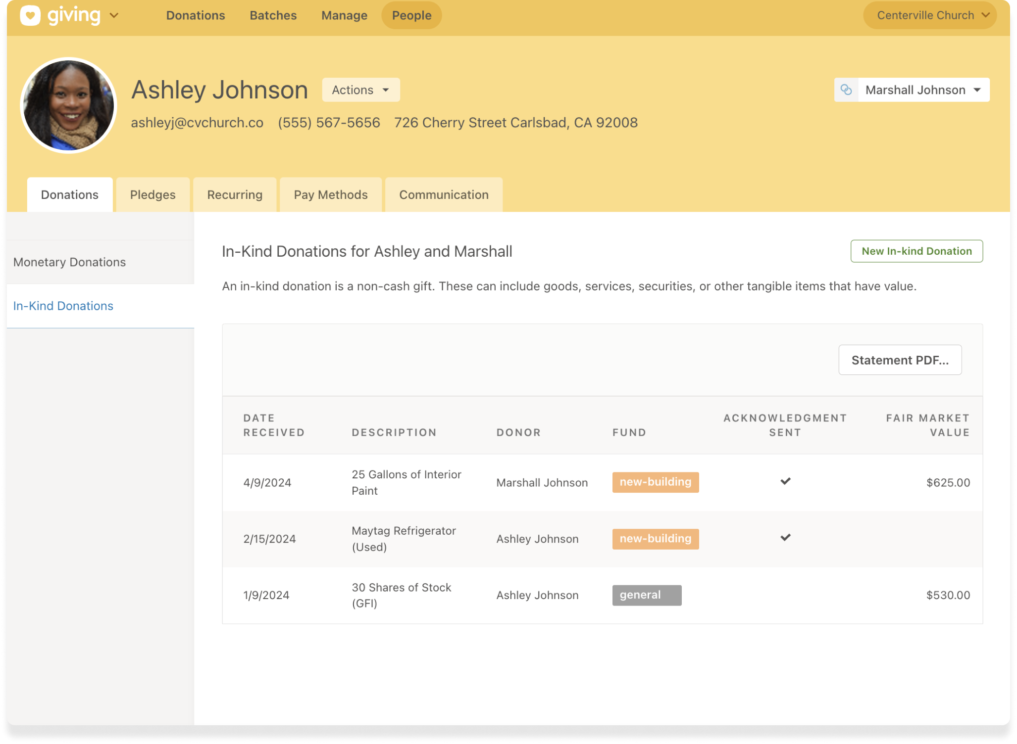 ATH Móvil + Planning Center